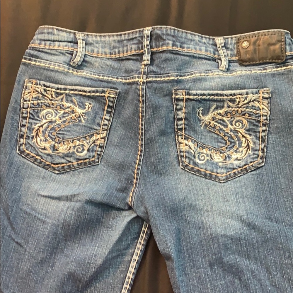 Silver Aiko bootcut jeans size 32/33